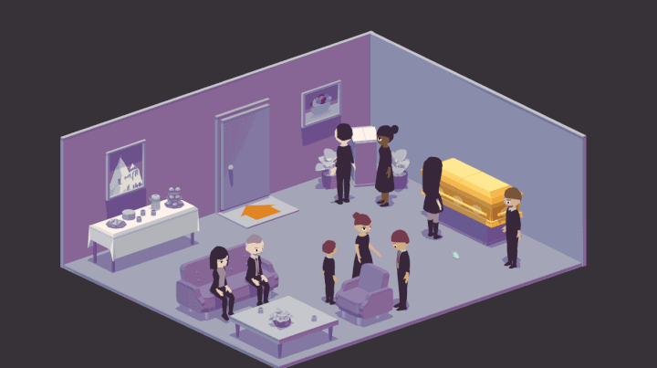 Scene from <em/>A Mortician's Tale (courtesy Laundry Bear)