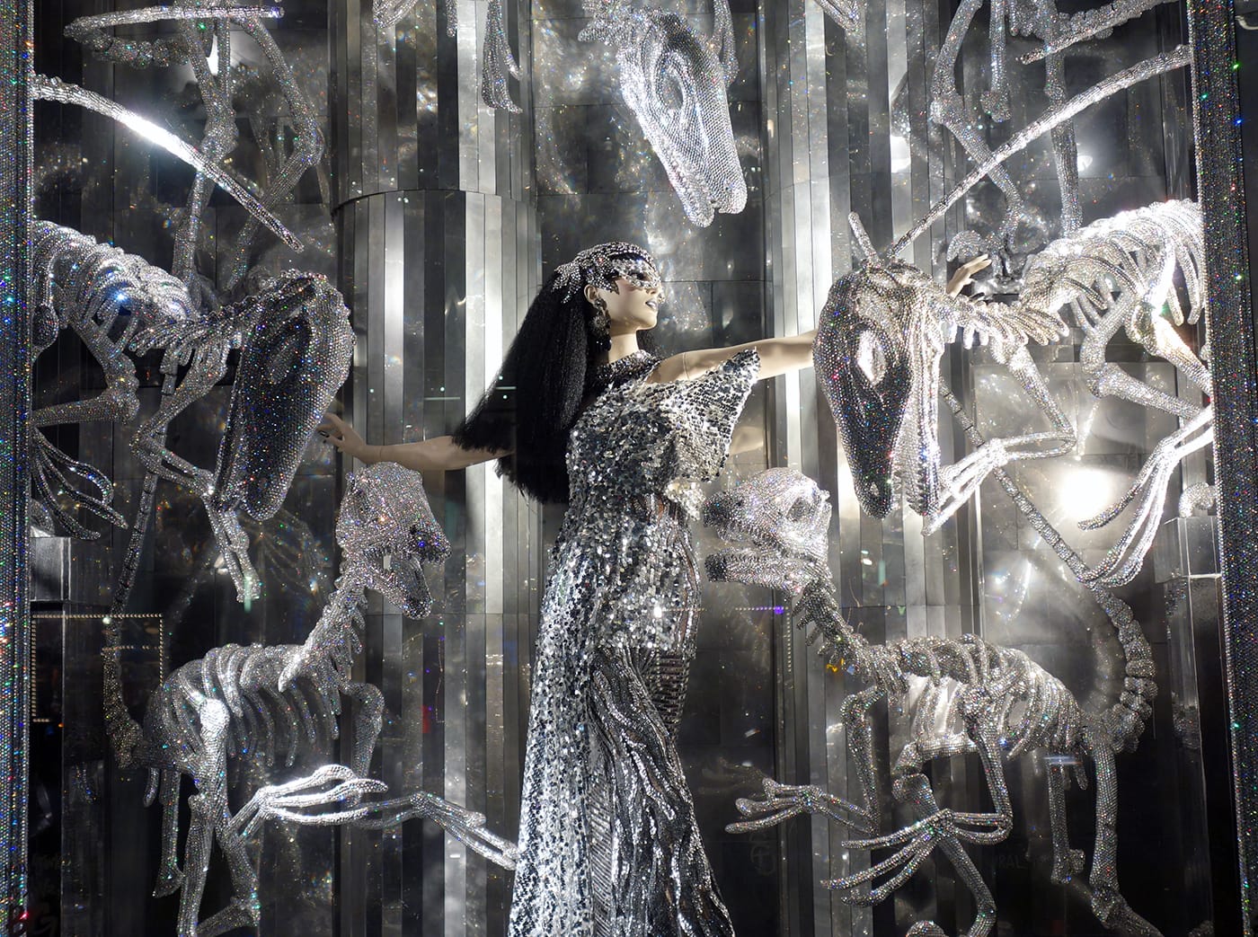 Installation view of Bergdorf Goodman's