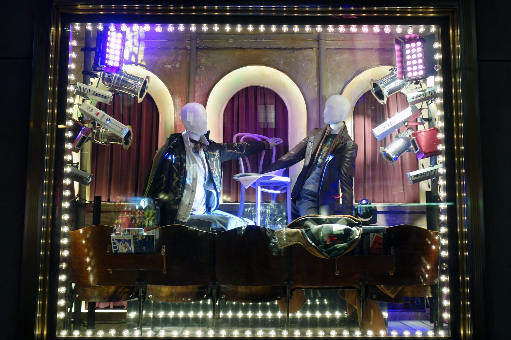 A Brooklyn Academy of Music window