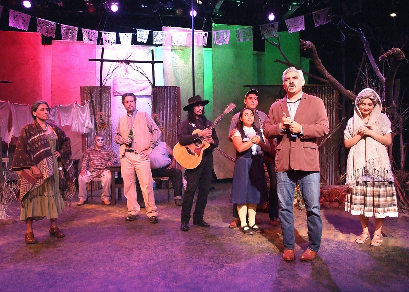 A scene from An Enemy of the Pueblo at CASA 0101 (photo by Ed Krieger)