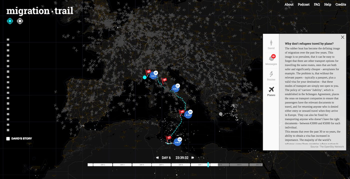 Screenshot from <em/>Migration Trail (courtesy the developers)