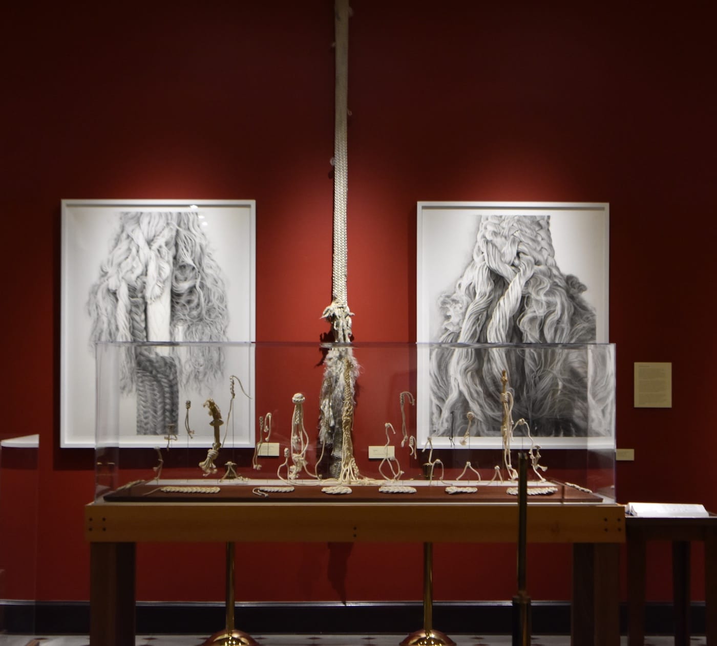 Installation view of <em>Thou Shalt Knot: Clifford W. Ashley</em> (courtesy New Bedford Whaling Museum)