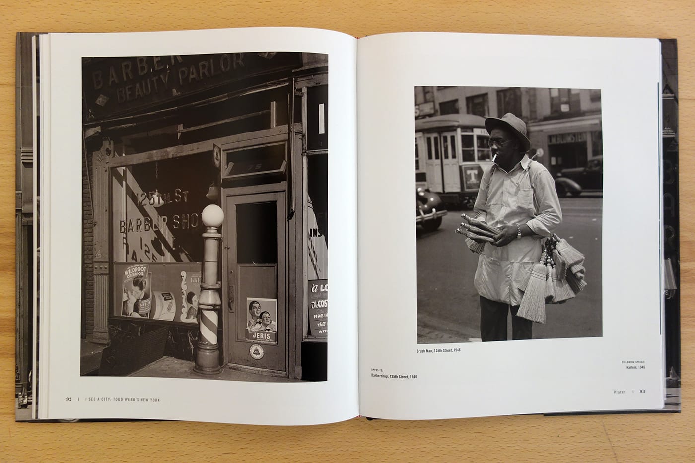 Pages from <em> I See A City: Todd Webb’s New York</em> (photo of the book for Hyperallergic)
