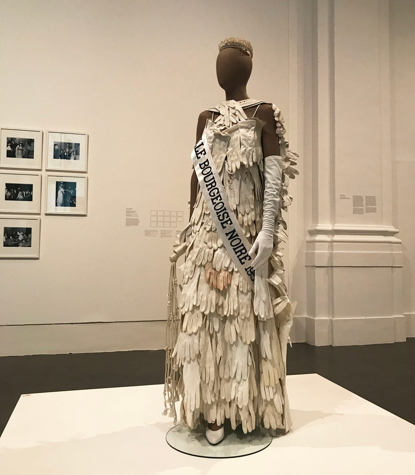 Lorraine O'Grady, "Mlle Bourgeoise Noire Costume" (1980) in We Wanted a Revolution (Benjamin Sutton/Hyperallergic)