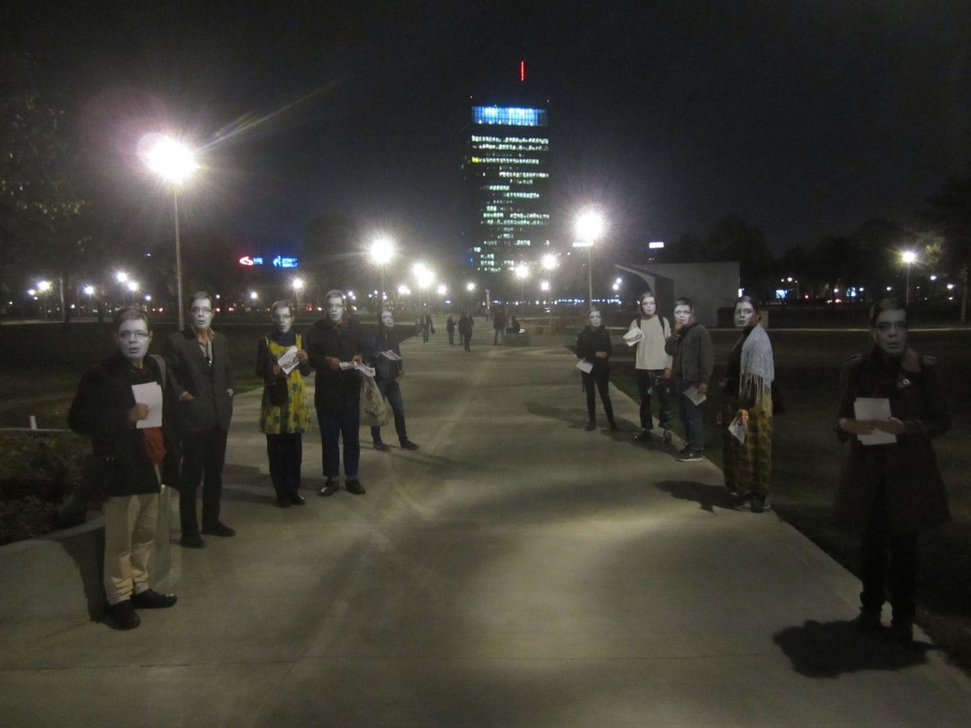 "Salon of the Ubribables" performance (photo courtesy of Vladan Jeremic)