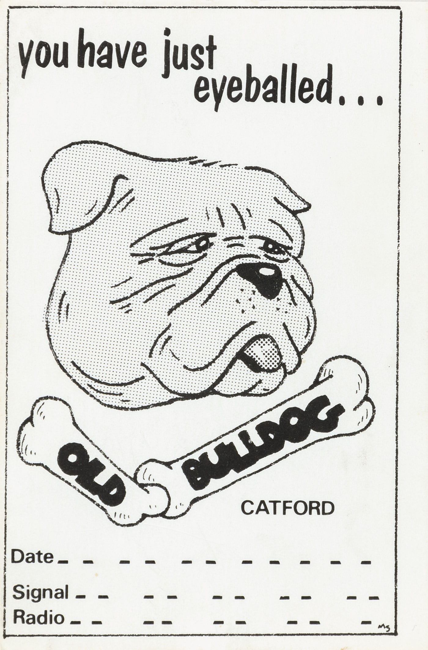 Image from <em>Eyeball Cards: The Art of British CB Radio Culture</em> (courtesy Four Corners Books)