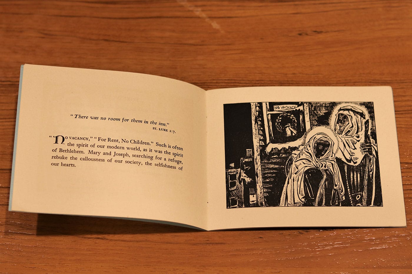 ooklet sent to Langston Hughes by Boston Dept. of Social Service, featuring illustrations by Allan Crite (courtesy Beinecke Rare Book and Manuscript Library, Yale University)