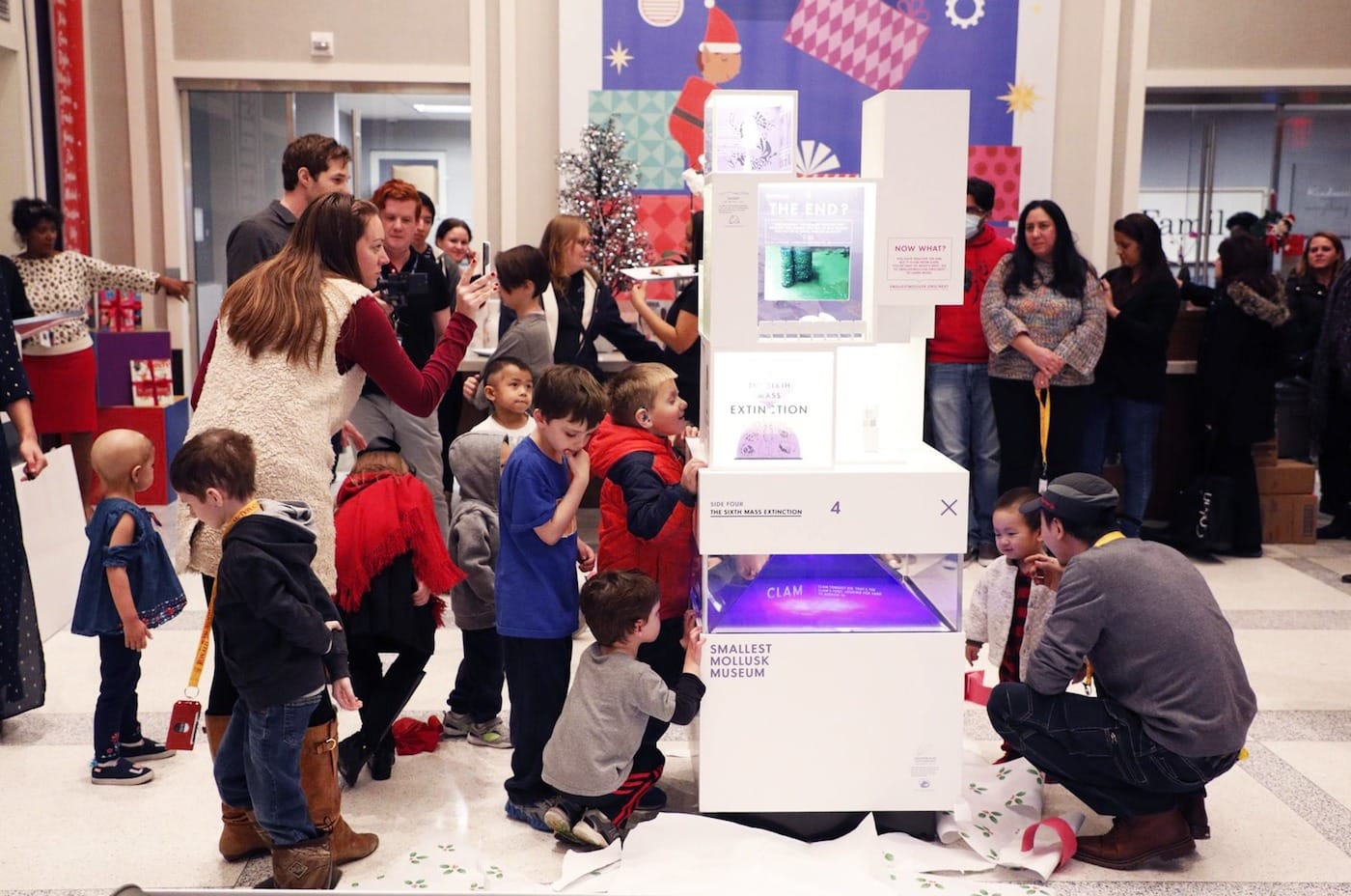 MICRO unveiling a Smallest Mollusk Museum on December 12 at Ronald McDonald House in New York (photo by Taylor Hill/Getty Images for Ronald McDonald House)