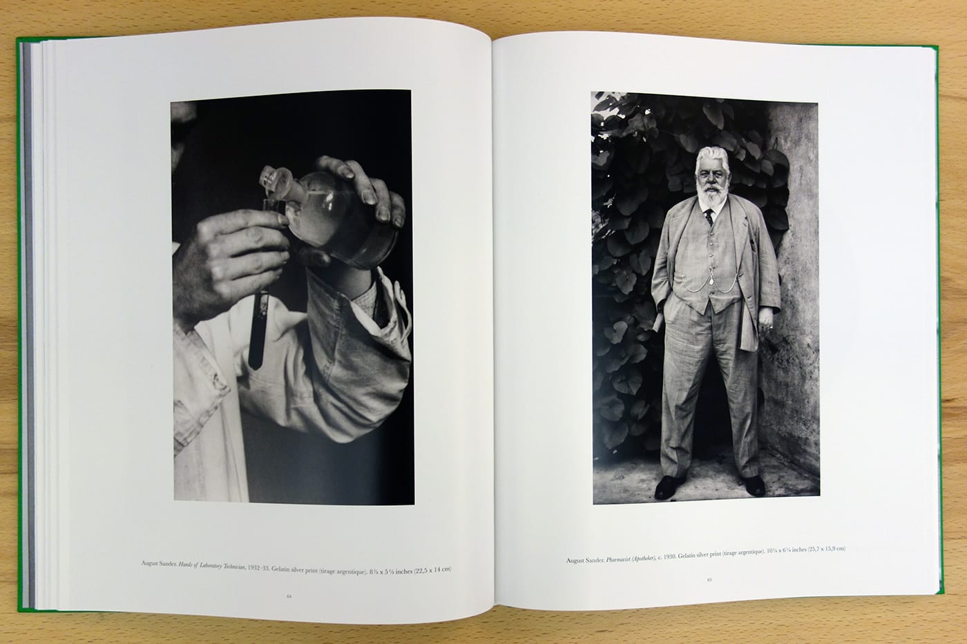 Pages from <em>PhotoRx: Pharmacy in Photography Since 1850</em> (photo of the book for Hyperallergic)