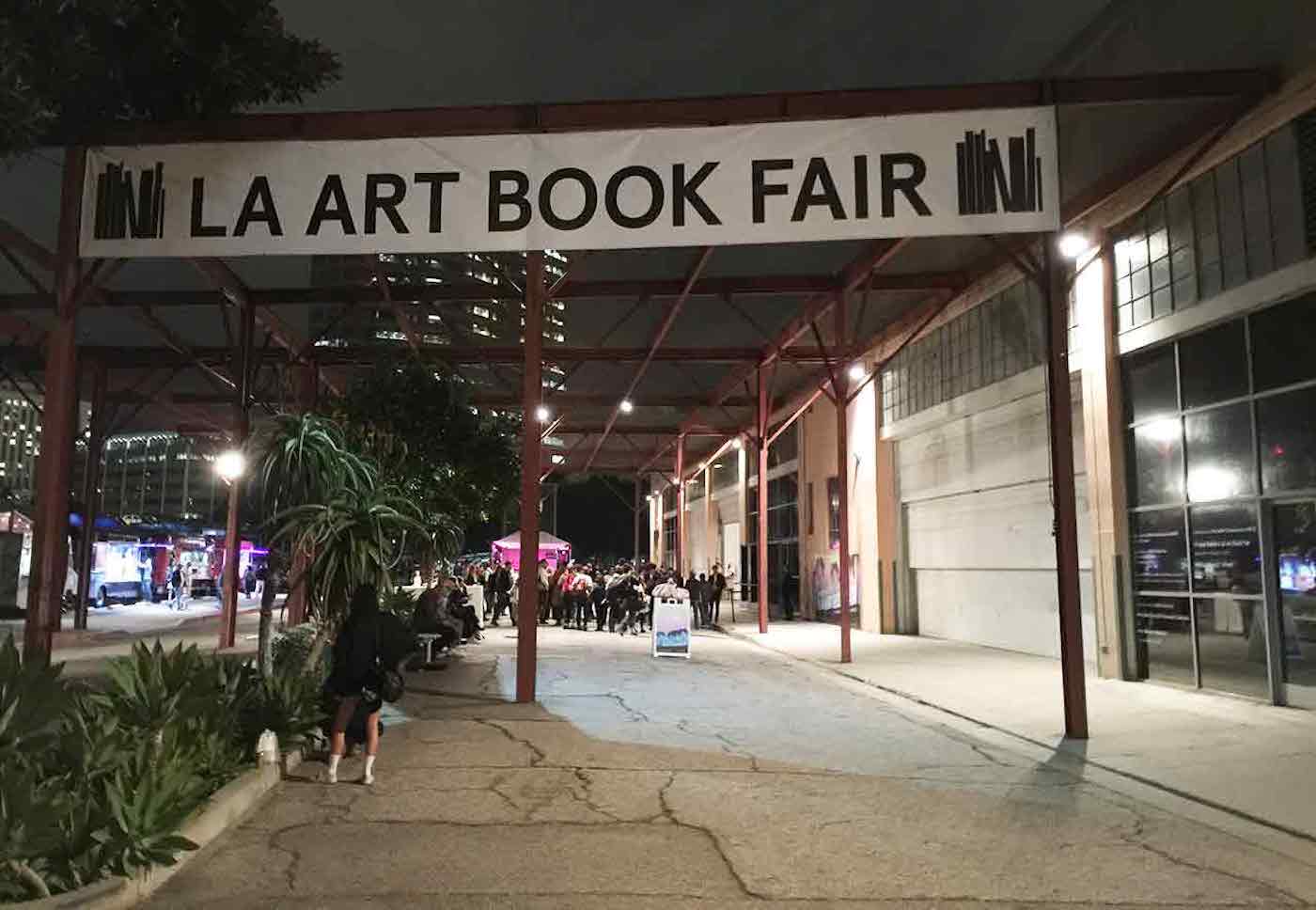 The entrance to the 2015 Los Angeles Art Book Fair (photo by Hrag Vartanian/Hyperallergic)