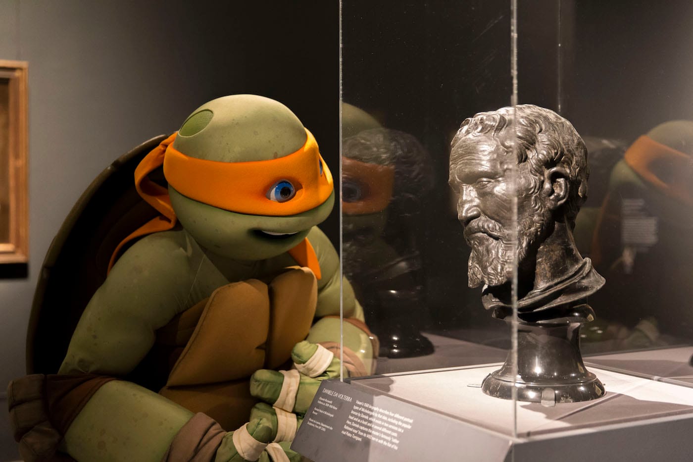 Michelangelo visits the Metropolitan Museum of Art's Michelangelo exhibition