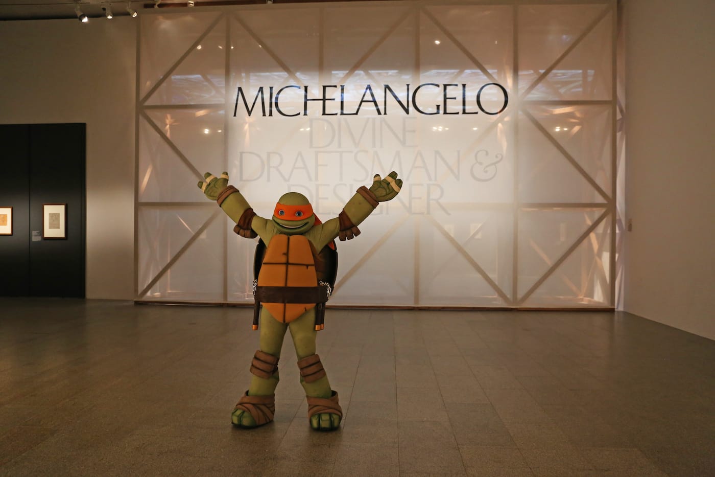 Michelangelo visits the Metropolitan Museum of Art's Michelangelo exhibition
