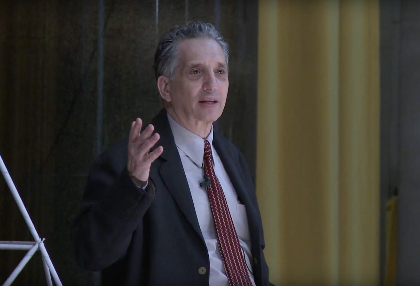 Thomas Roma giving at TED talk at Columbia University in 2014 (screenshot via YouTube)