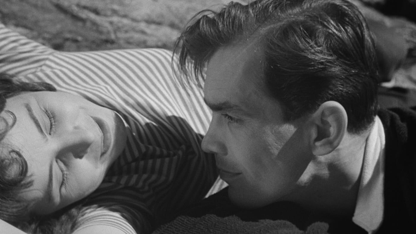 Maj-Britt Nilsson and Birger Malmsten in Ingmar Bergman’s Summer Interlude (1951) (courtesy Film Forum)