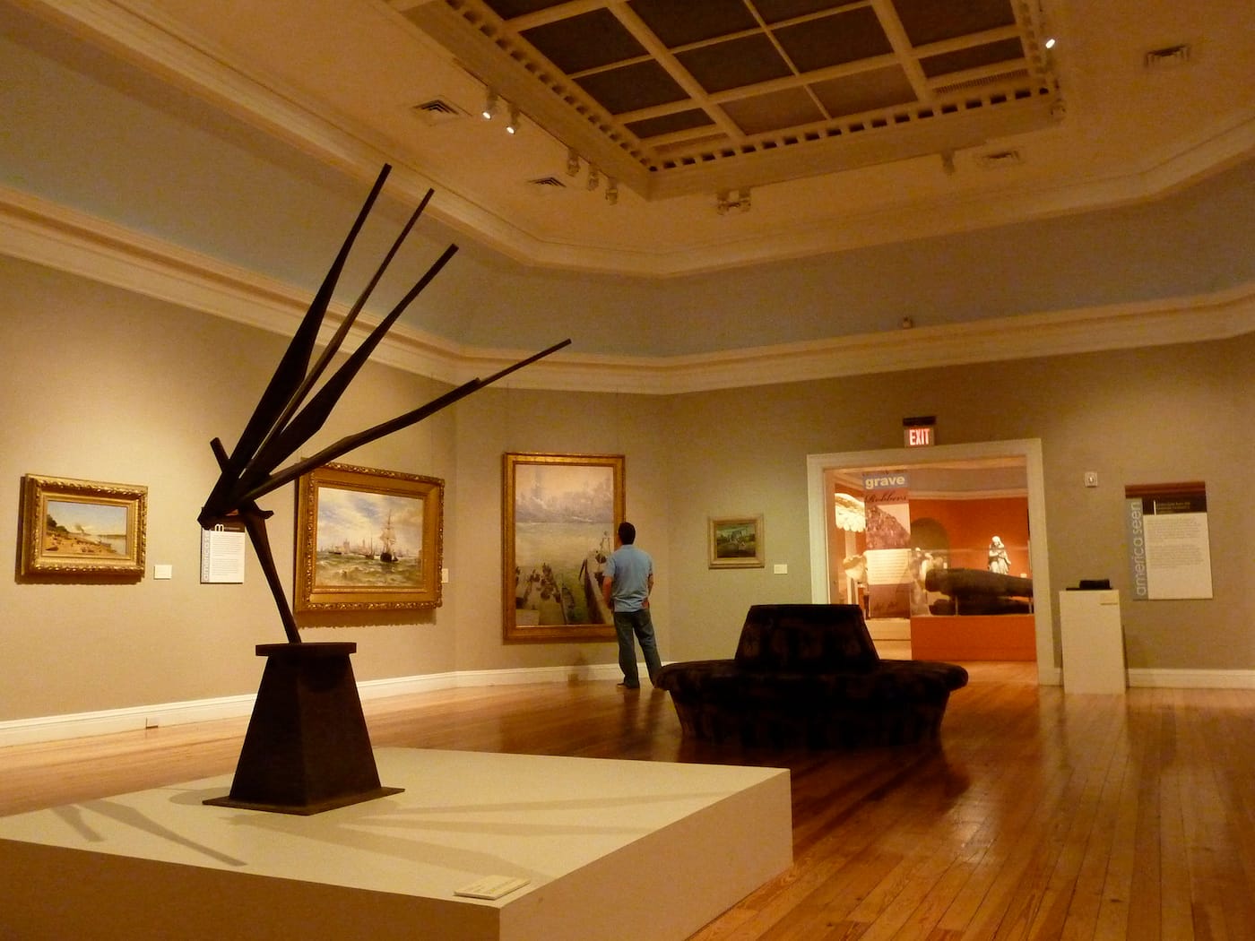 The interior of the Berkshire Museum (photo by Tim Grafft for the Massachusetts Office of Travel and Tourism)
