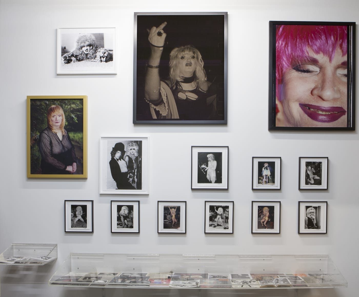 Installation view of Jayne County: Paranoia Paradise at Participant Inc. (photo by Mark Waldhauser, courtesy Participant Inc.)