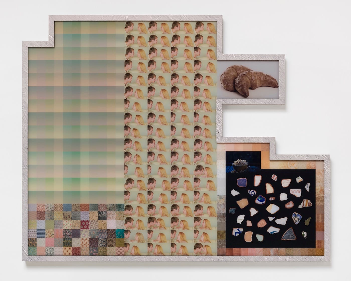 Liu Shiyuan, "Almost Like Rebar No. 3" (2018), c-print in artist frame, 50 x 62 3/4 x 2 in, edition of 5, 1 AP (courtesy the artist and Tanya Bonakdar Gallery, New York)