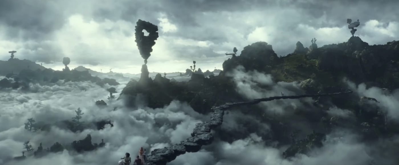 A scene in A Wrinkle in Time set in Orion's Belt