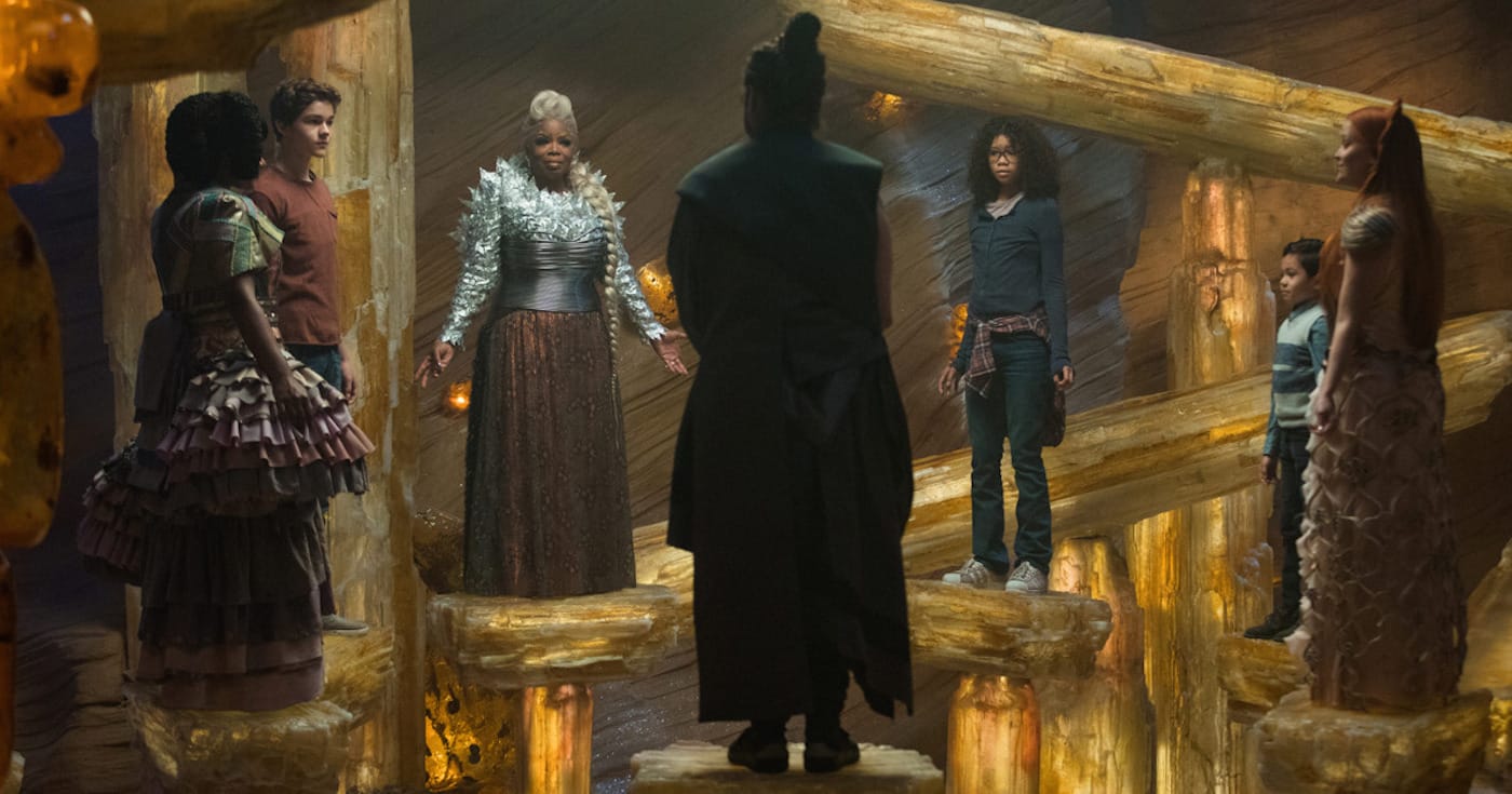 A scene in A Wrinkle in Time set in Orion's Belt