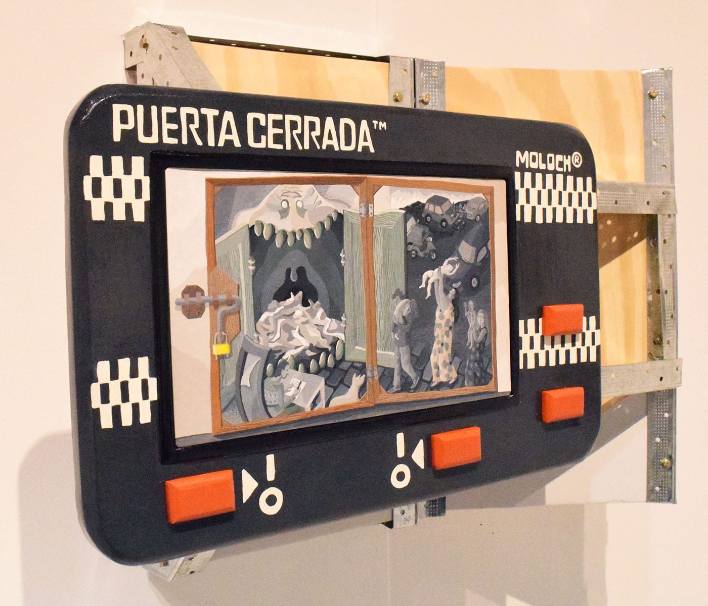 Rodolfo Marqués “La Puerta de Moloch” (2018) in the Walden Gallery booth