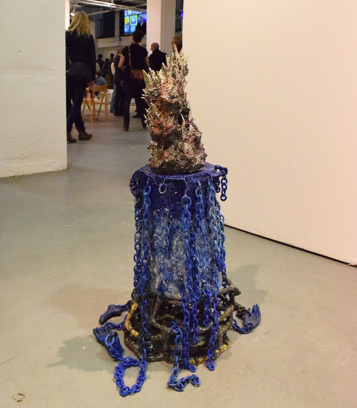 Heidi Lau, "The Seventh and Eighth Level of Hell" (2018) in the Geary Contemporary booth