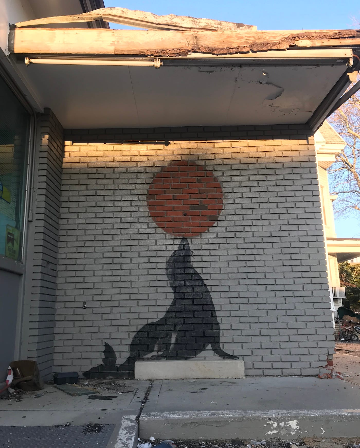 Another Banksy mural in Midwood depicts a seal balancing a balloon on its nose.