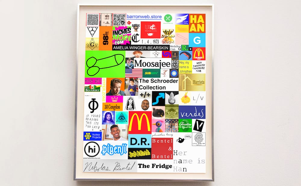 Artist Auctions a Rauschenberg Print Completely Covered in Ads