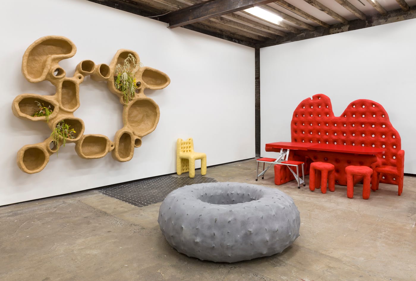 Installation view of Thomas Barger's <em>Growing Up</em> at Salon 94 Design (all images courtesy the artist and Salon 94 Design)