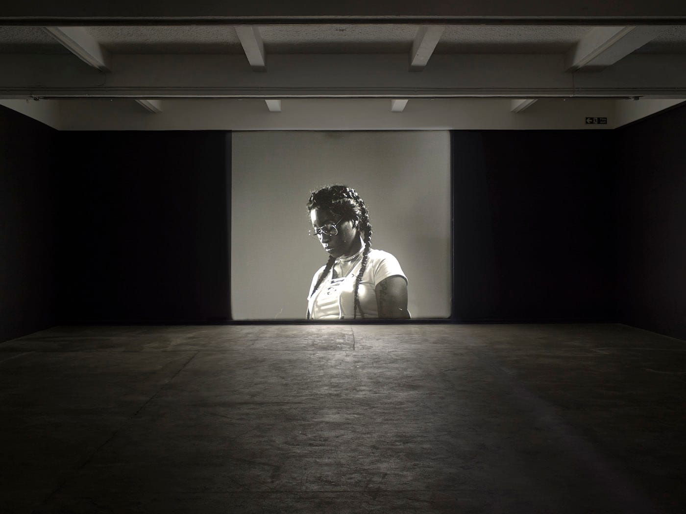 Luke Willis Thompson, "autoportrait" (2017), installation view at Chisenhale Gallery, commissioned by Chisenhale Gallery and produced in partnership with Create (courtesy the artist; photo by Andy Keate)