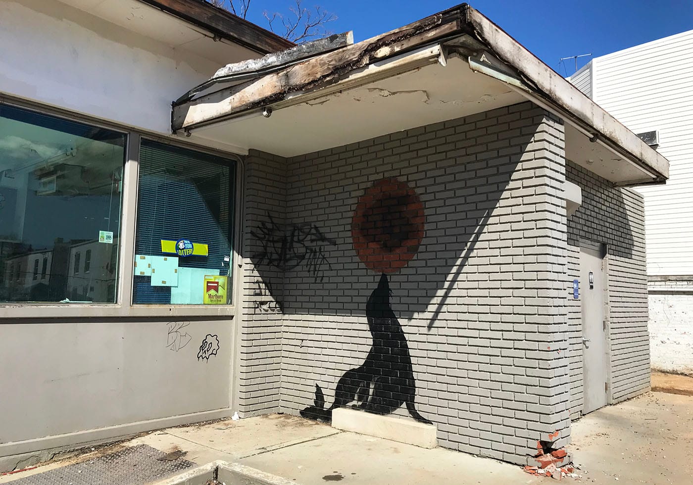 Banksy's seal mural at 1249 Coney Island Avenue (all photos by the author for Hyperallergic)