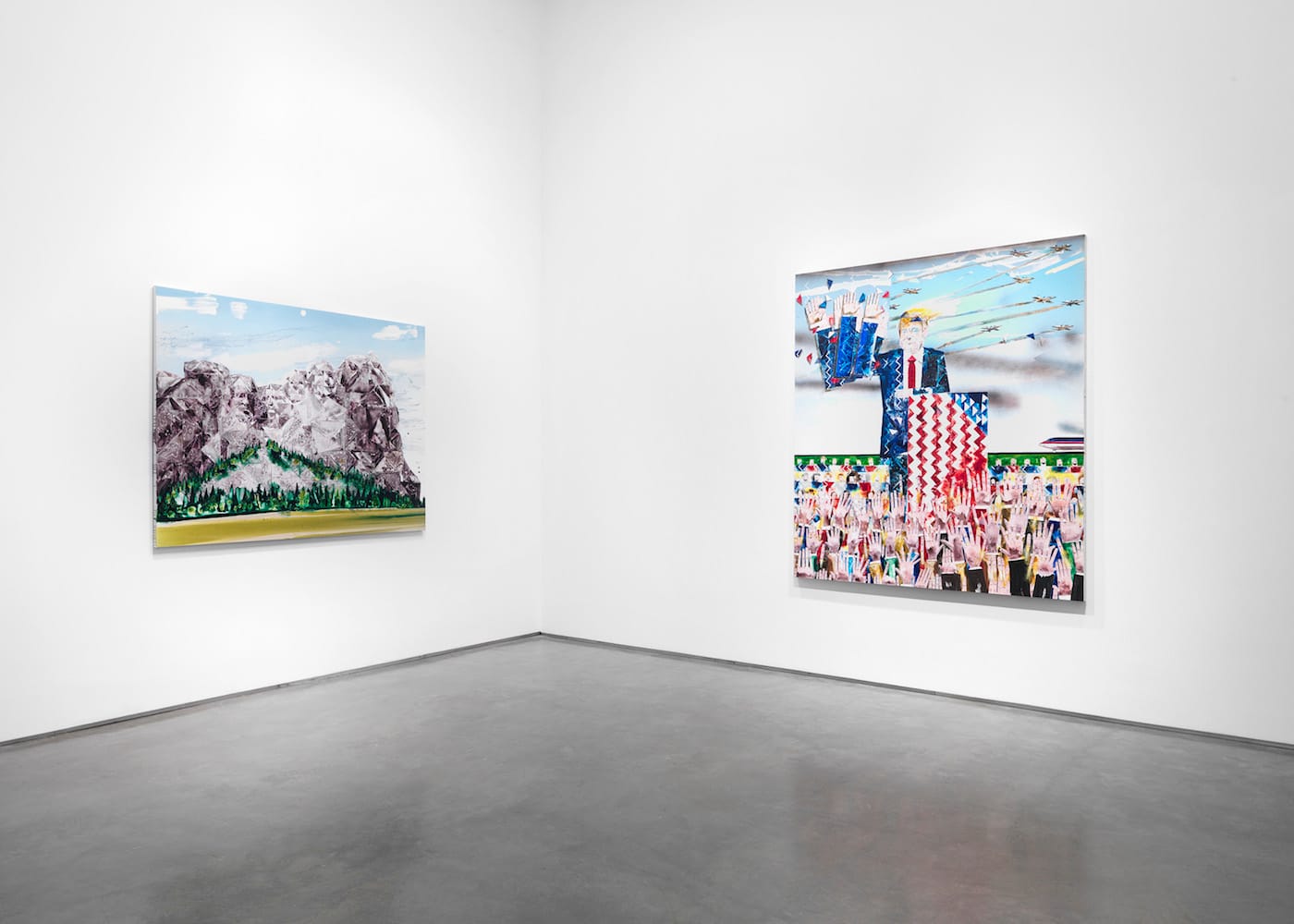 Installation view of Barnaby Furnas: Frontier Ballads (courtesy of the artist and Marianne Boesky Gallery, New York and Aspen; photo by Object Studies)