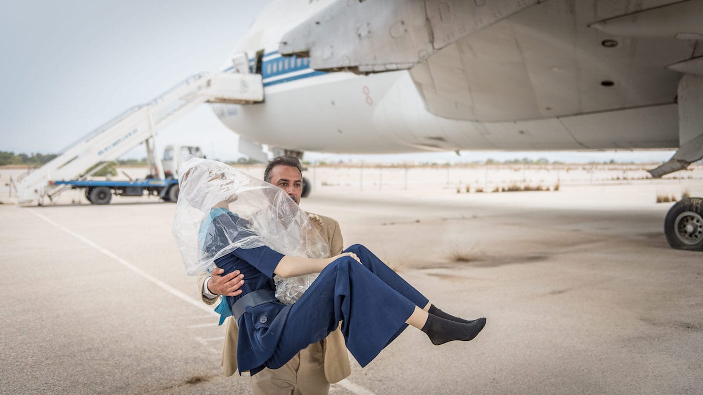 Naeem Mohaiemen, "Tripoli Cancelled" (2017, still), single-channel film