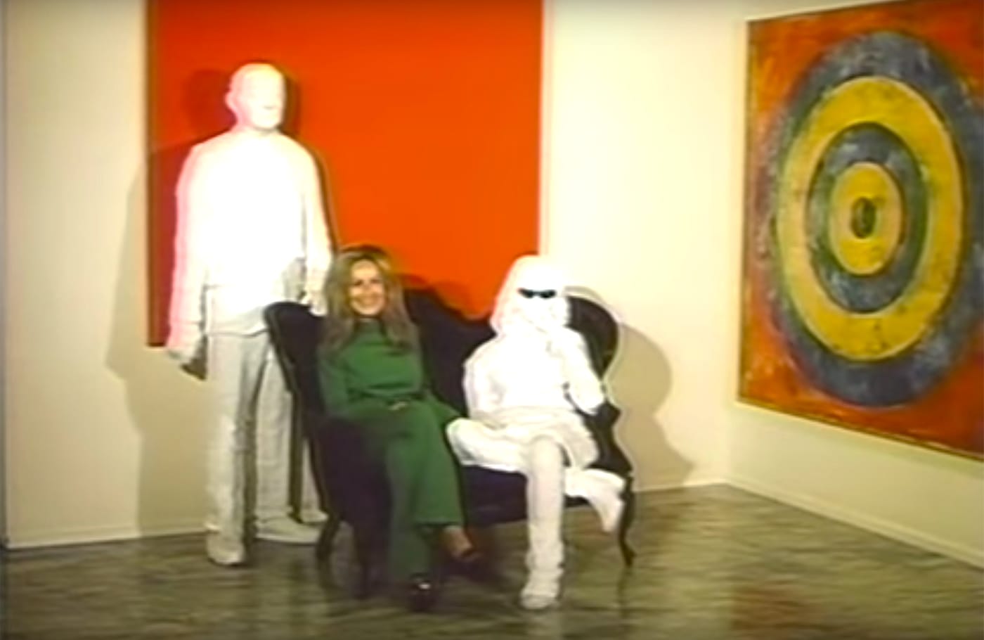 A scene from <em>Painters Painting</em> (Emile de Antonio, 1973) (screenshot by the author)
