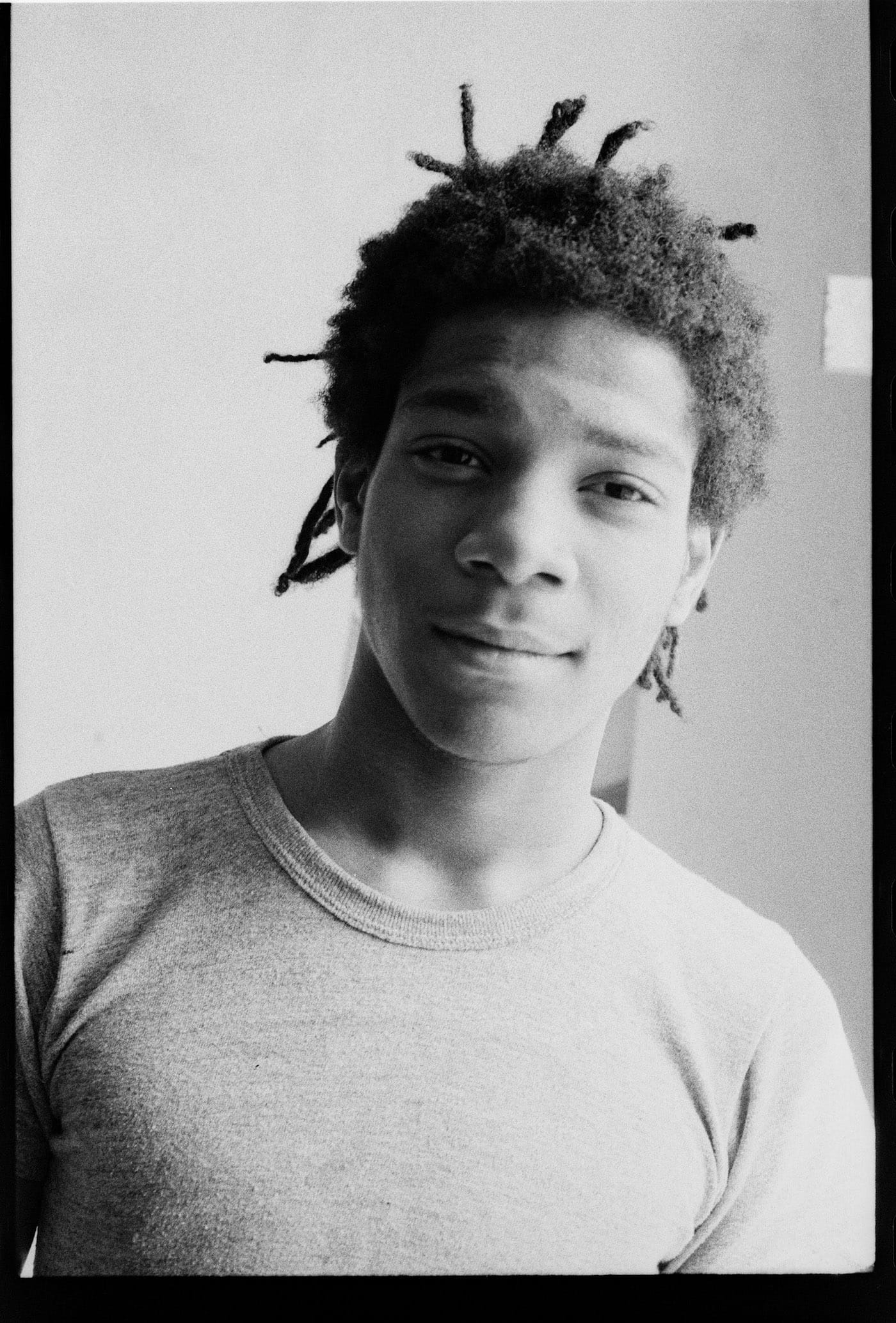 A young Jean-Michel Basquiat