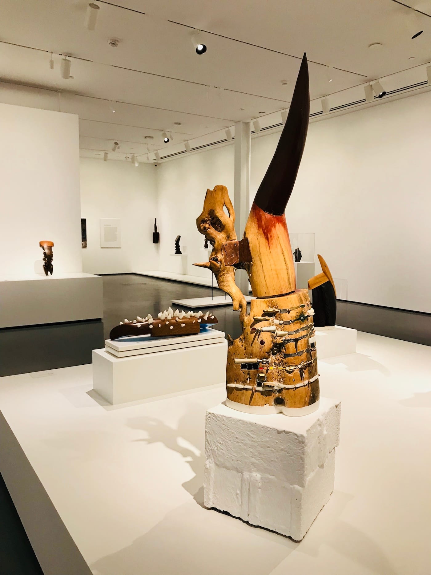 <em>Odyssey: Jack Whitten Sculpture, 1963–2017</em> installation at the Baltimore Museum of Art (photo by the author for Hyperallergic)