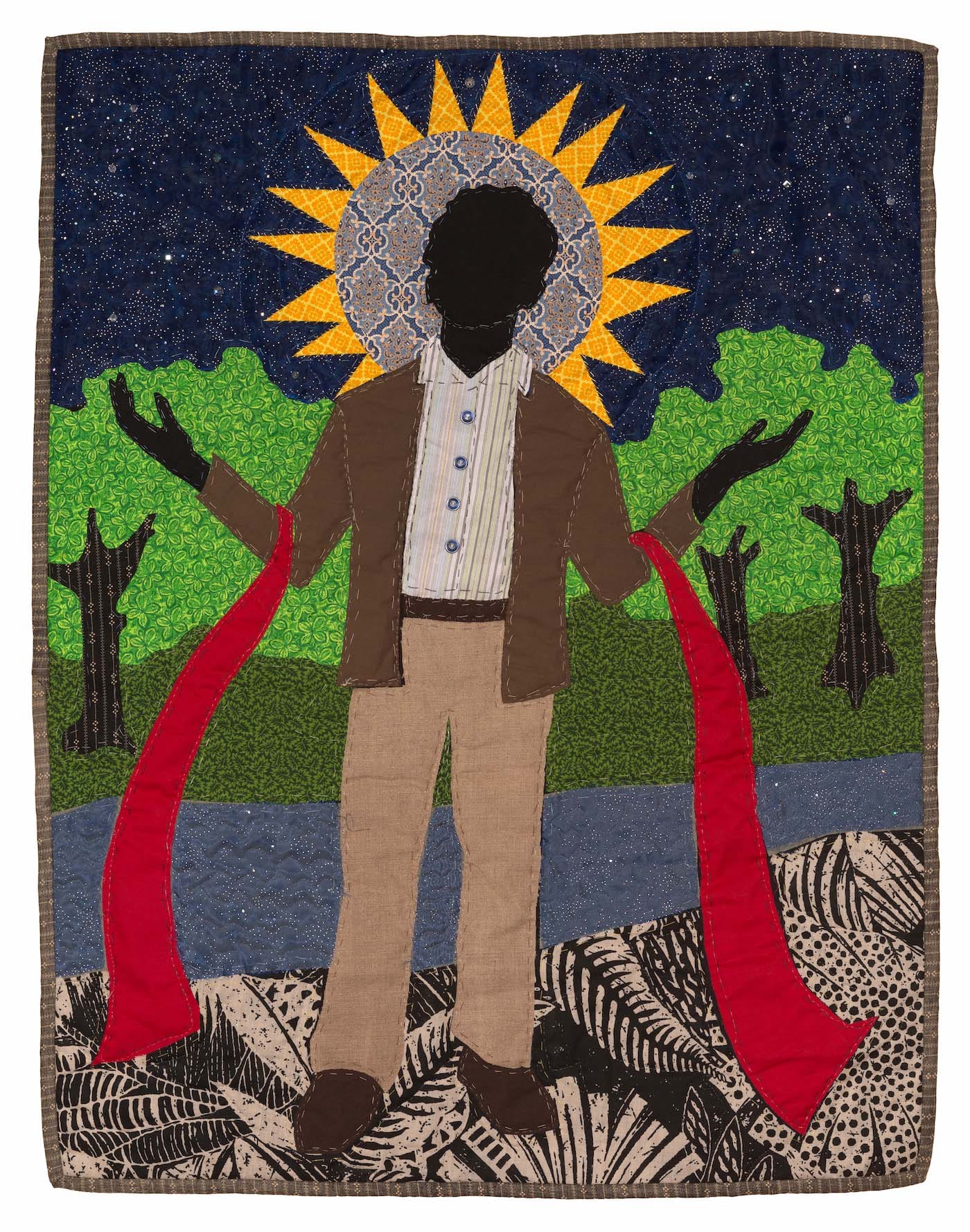 Stephen Towns, "Black Sun" (2016) (courtesy of the artist; photo by Joseph Hyde)