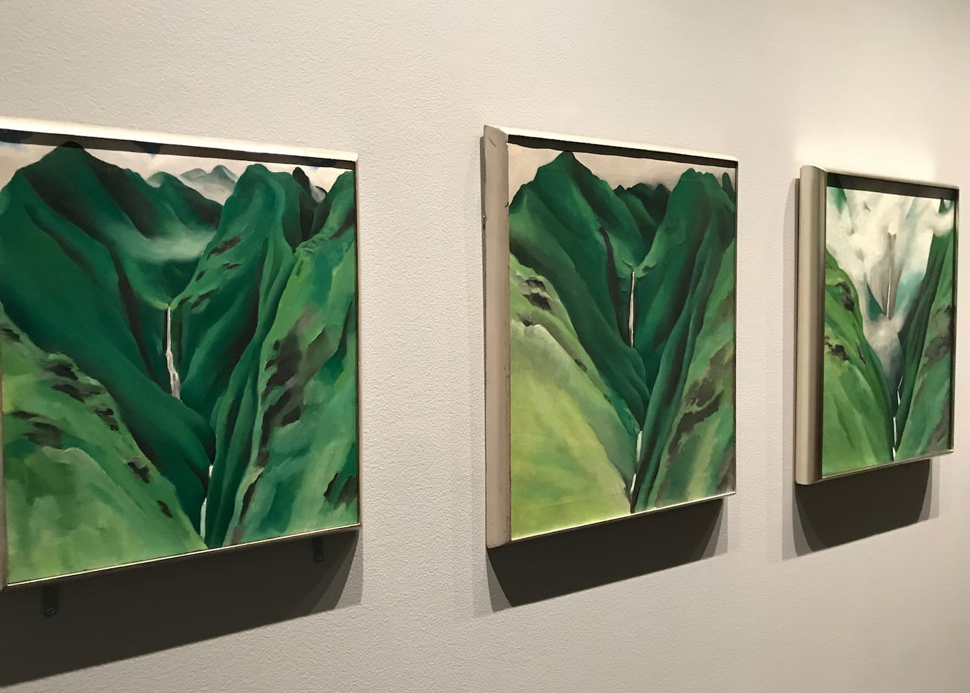 Works from Georgia O'Keeffe's Waterfall series (1939)