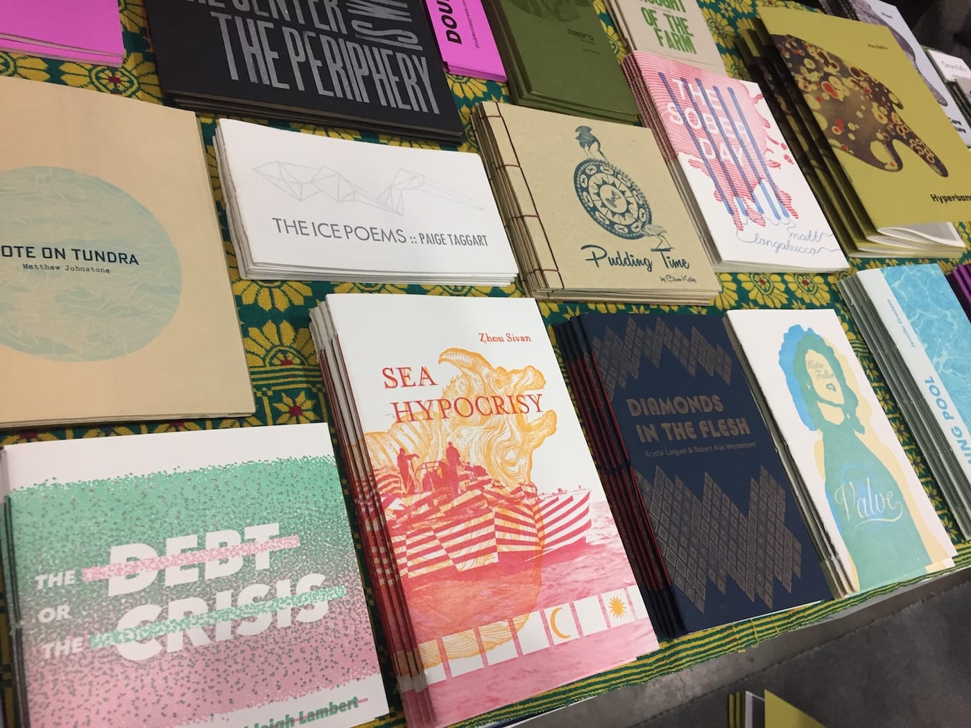 Books on offer at the 2017 edition of the IPK Print Fair (courtesy the organizers)