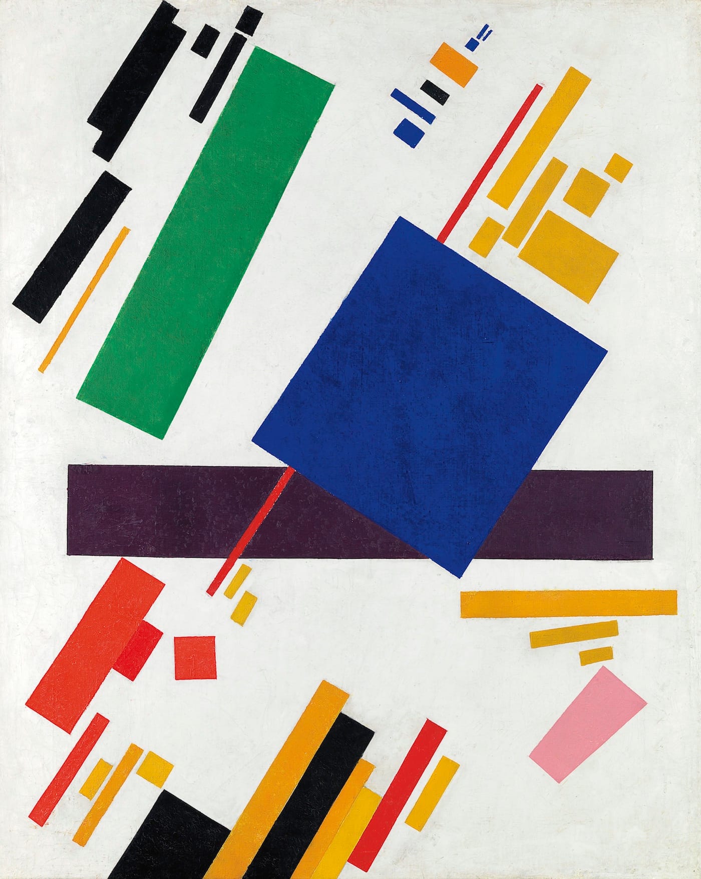 Kazimir Malevich, "Suprematist Composition" (1916) (courtesy Christie's)
