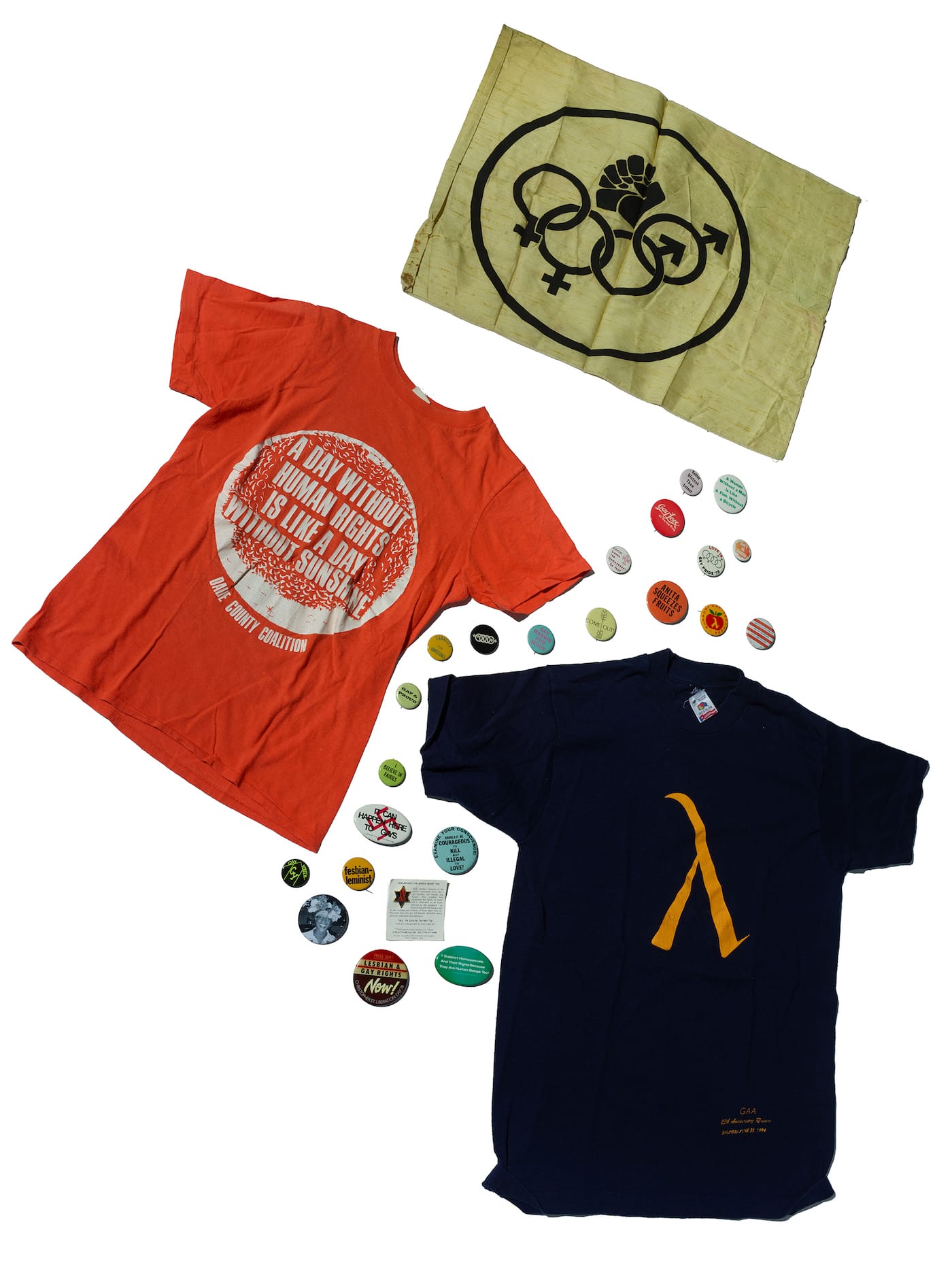 Objects donated by Mark Segal to the Smithsonian's National Museum of American History (image courtesy the National Museum of American History, Washington, DC)