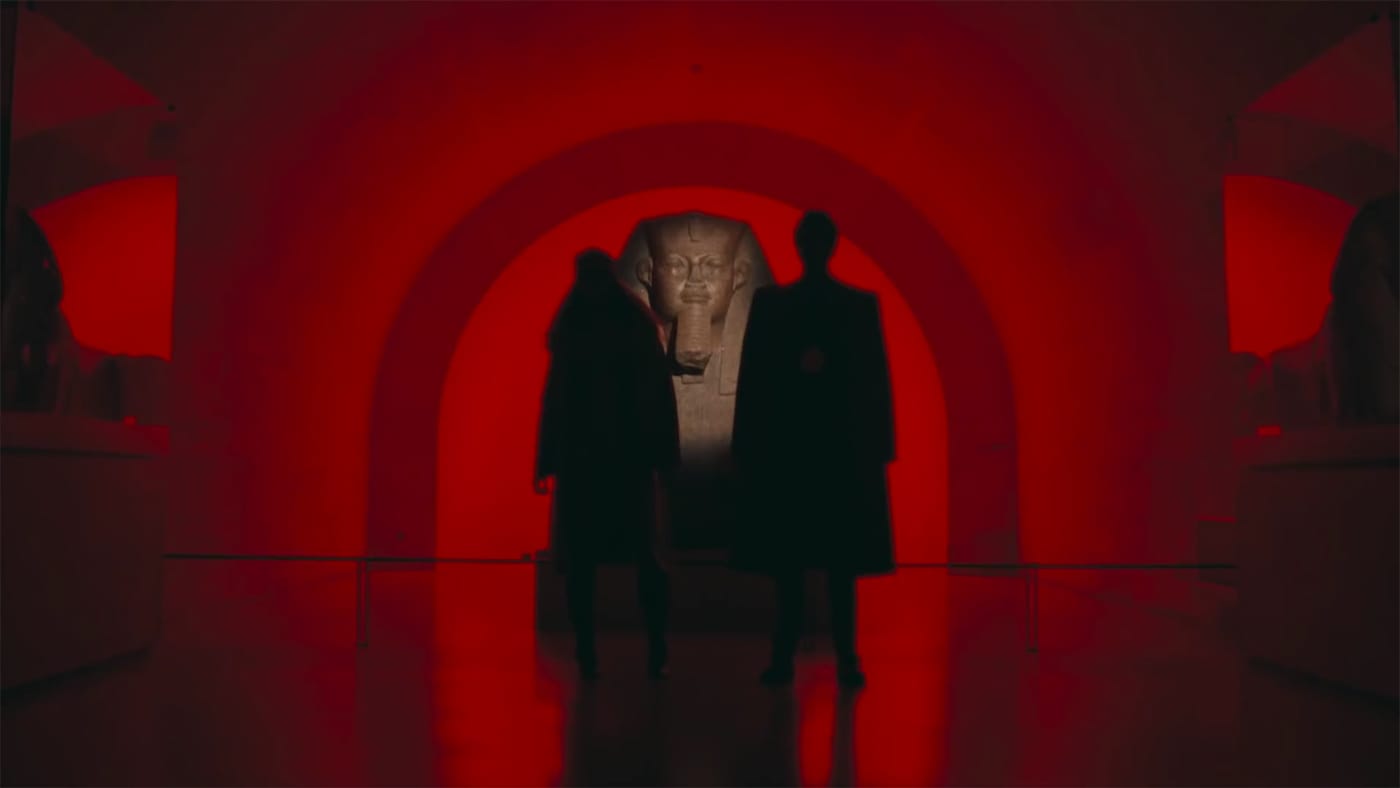 Beyoncé and Jay-Z in front of the Great Sphinx of Tanis