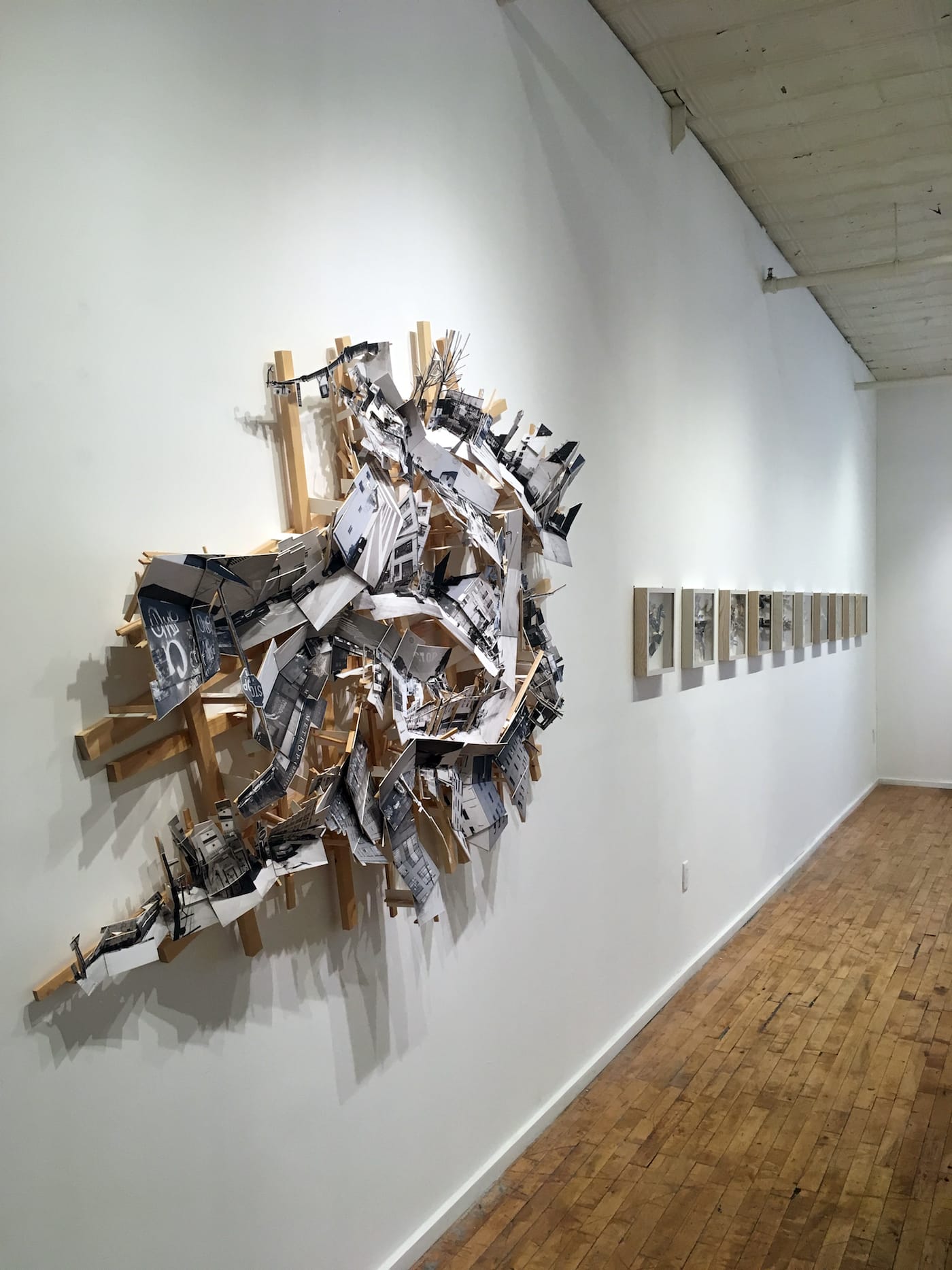 Installation view of Isidro Blasco's <em>Rolling Houses</em>, the final exhibition at Black & White Gallery/Project Space (all photos courtesy Black & White Gallery/Project Space)