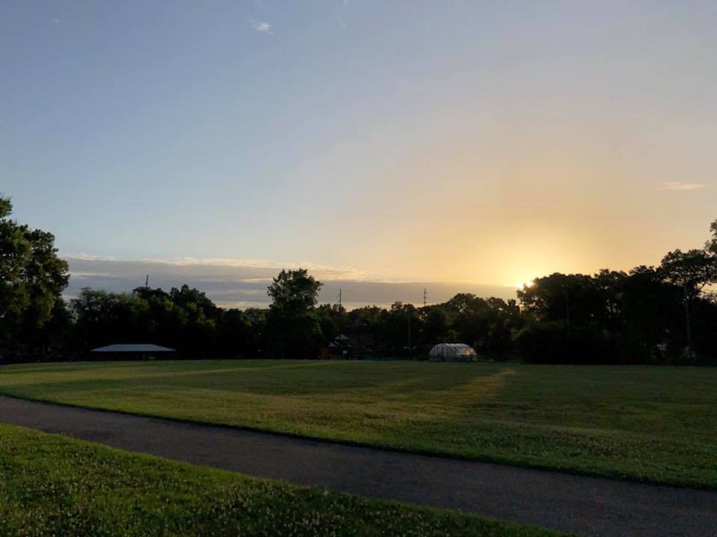 The Edgehill Community Memorial Park (photo by Vincent Phamvan‎, courtesy the Save the Edmondson Homesite Park & Memorial Gardens Coalition)