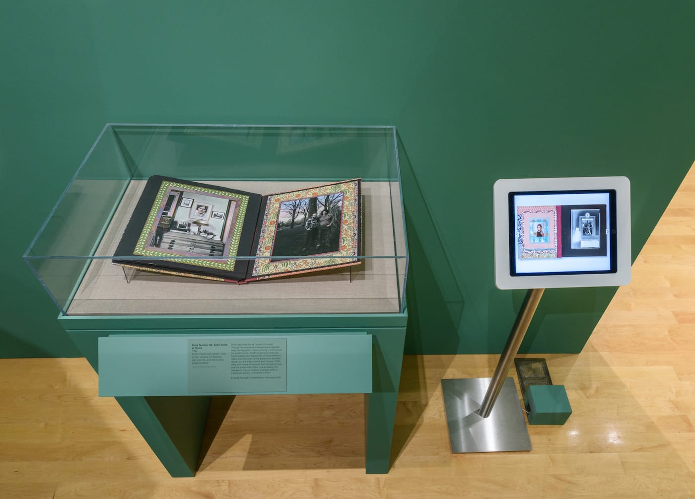 Installation view of Keith Smith at Home at the Philadelphia Museum of Art (photo courtesy the Philadelphia Museum of Art)