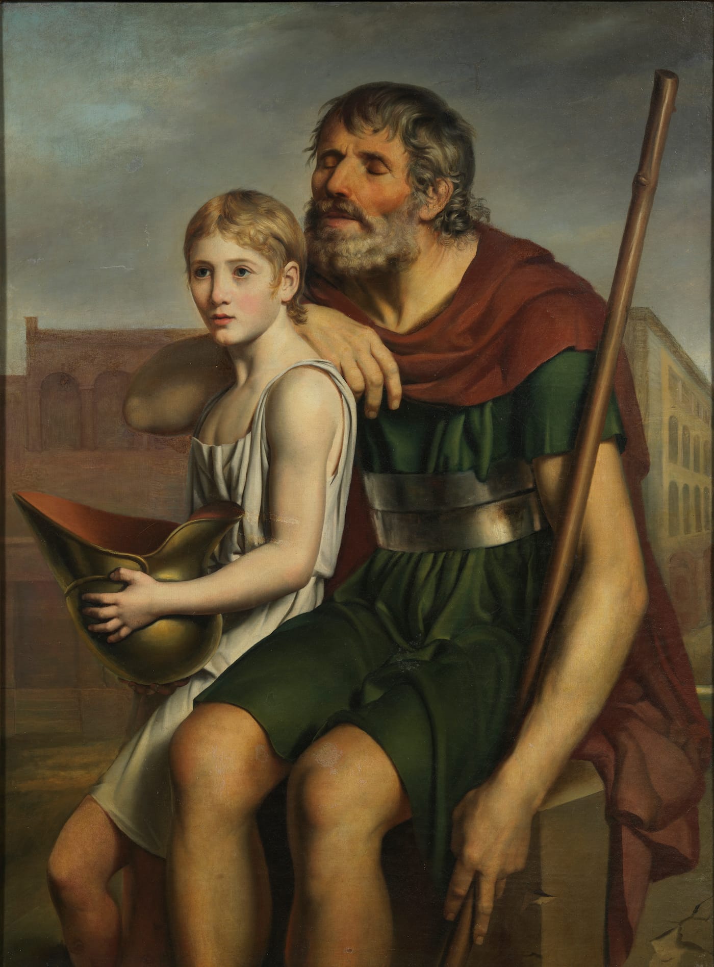 Per Krafft the Younger, "Belisarius" (1799), oil on canvas, 125 X 94 cm (photo by Cecilia Heisser, courtesy Nationalmuseum)