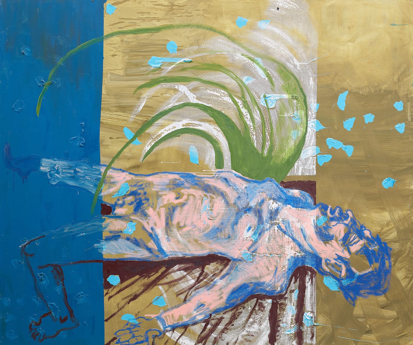 Martin Kippenberger, "Ohne Titel (aus der Serie Das Floß der Medusa)" (1996), sold for £8,446,500 at Phillips (image courtesy of Phillips)