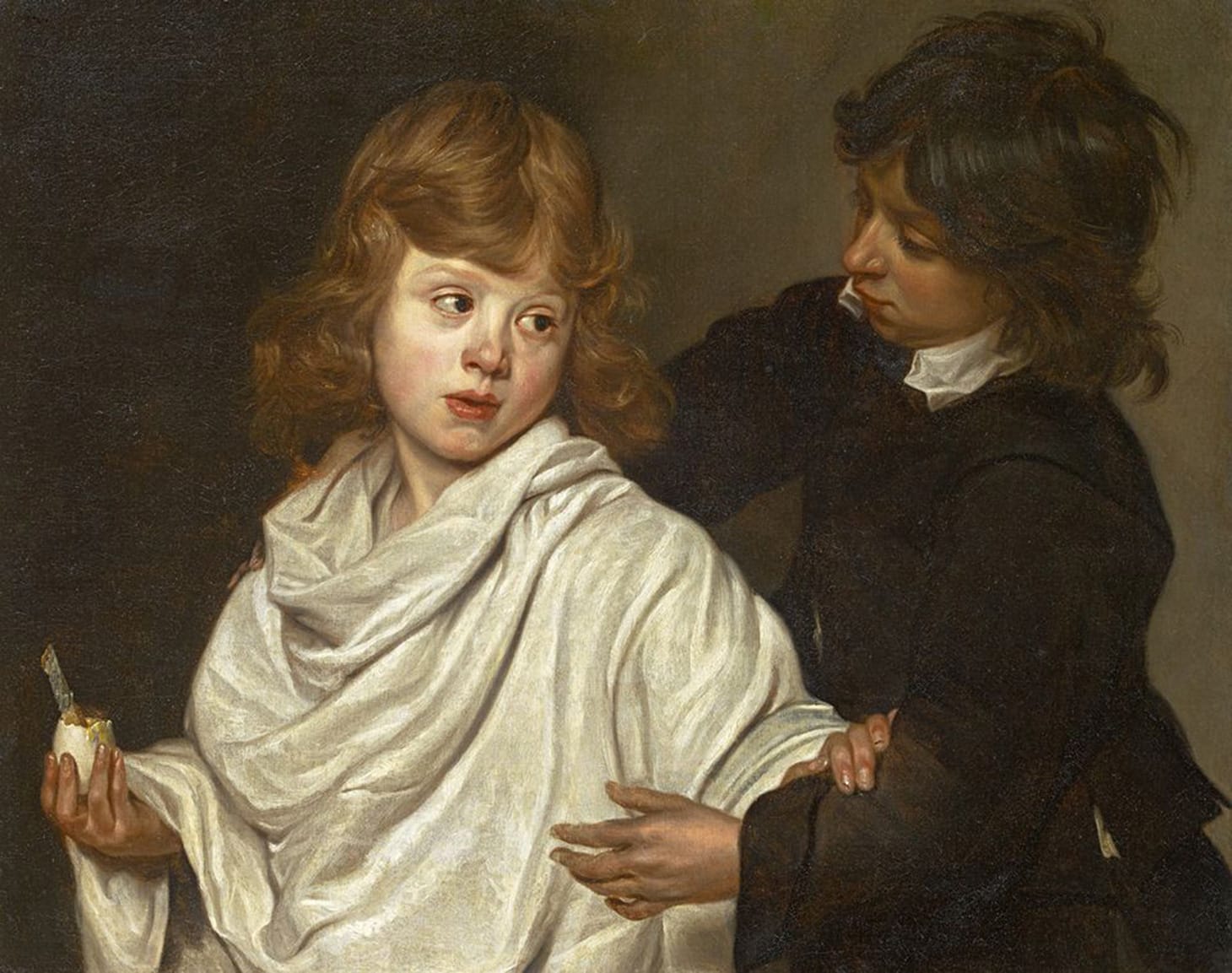 Michaelina Wautier, “Everyone his fancy (Elk zijn meug)” (c.1655) (image courtesy the Phoebus Foundation)