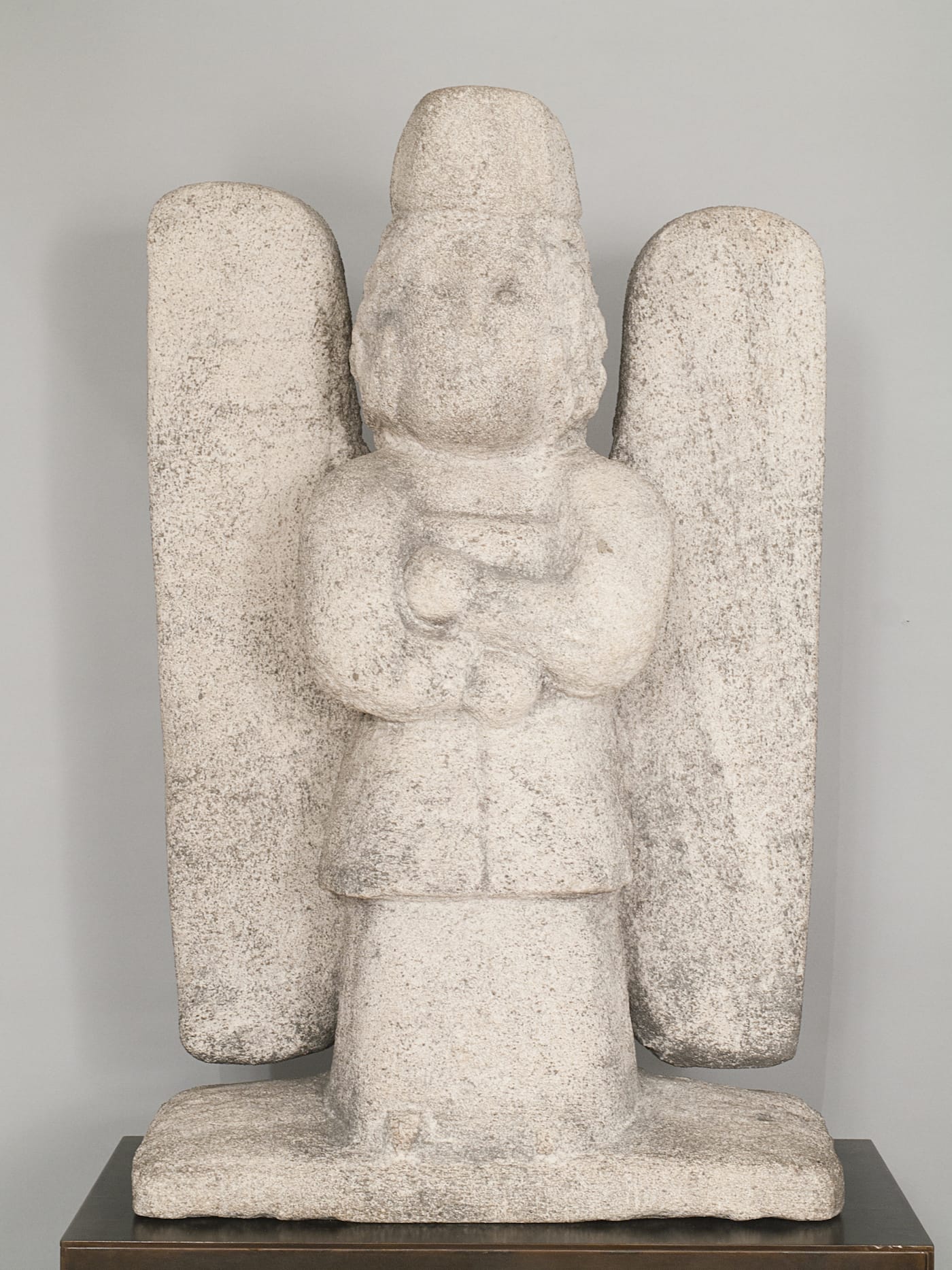 William Edmondson, “Angel” (ca 1931), limestone, 22 x 16 1/2 x 5 1/2 in, Robert M. Greenberg Collection (courtesy the National Gallery, Washington, DC)