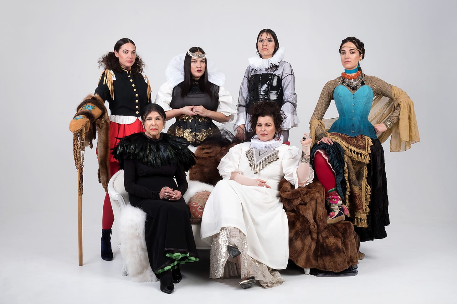 Caroline Monnet, "Renaissance" (2018), 40 x 60 in. (image courtesy of Arsenal art contemporain Montréal / Galerie Division)