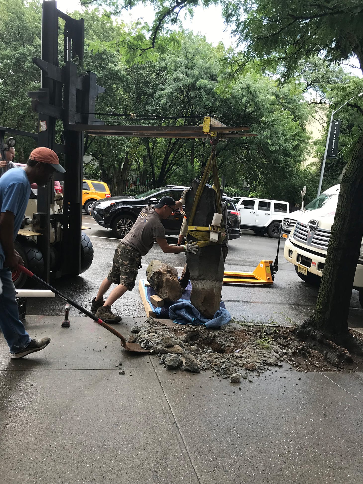 Removal of the Bueys Stones